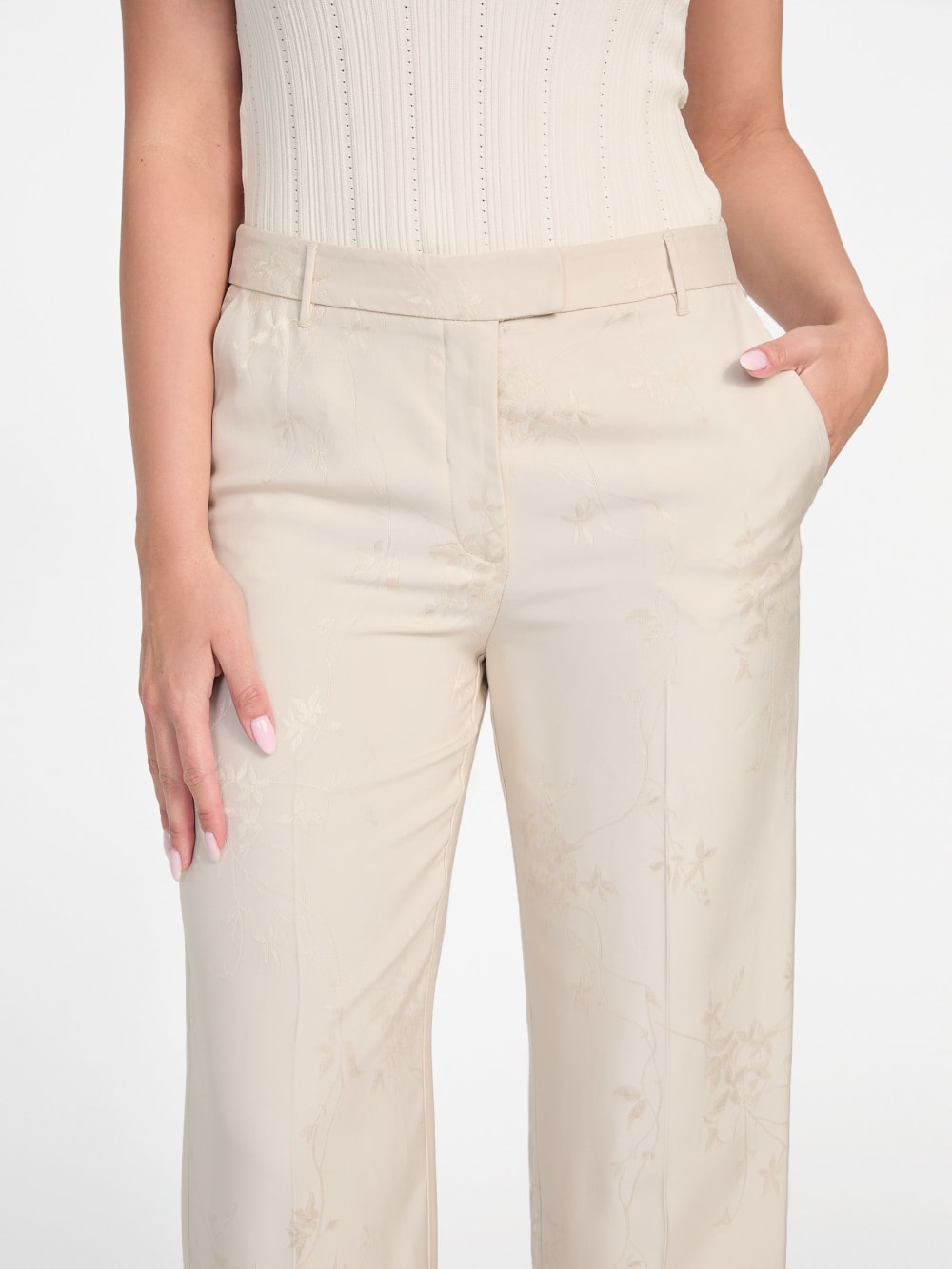 Whitney Floral Straight Pant - Image 3