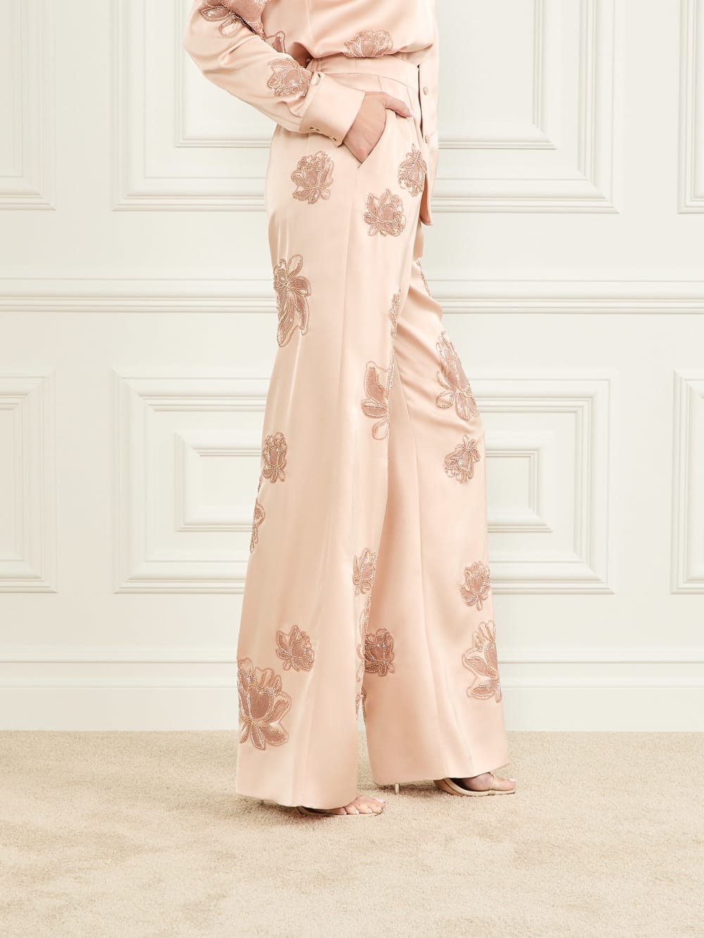 Gwen Embroidered Flower Pant - Image 5