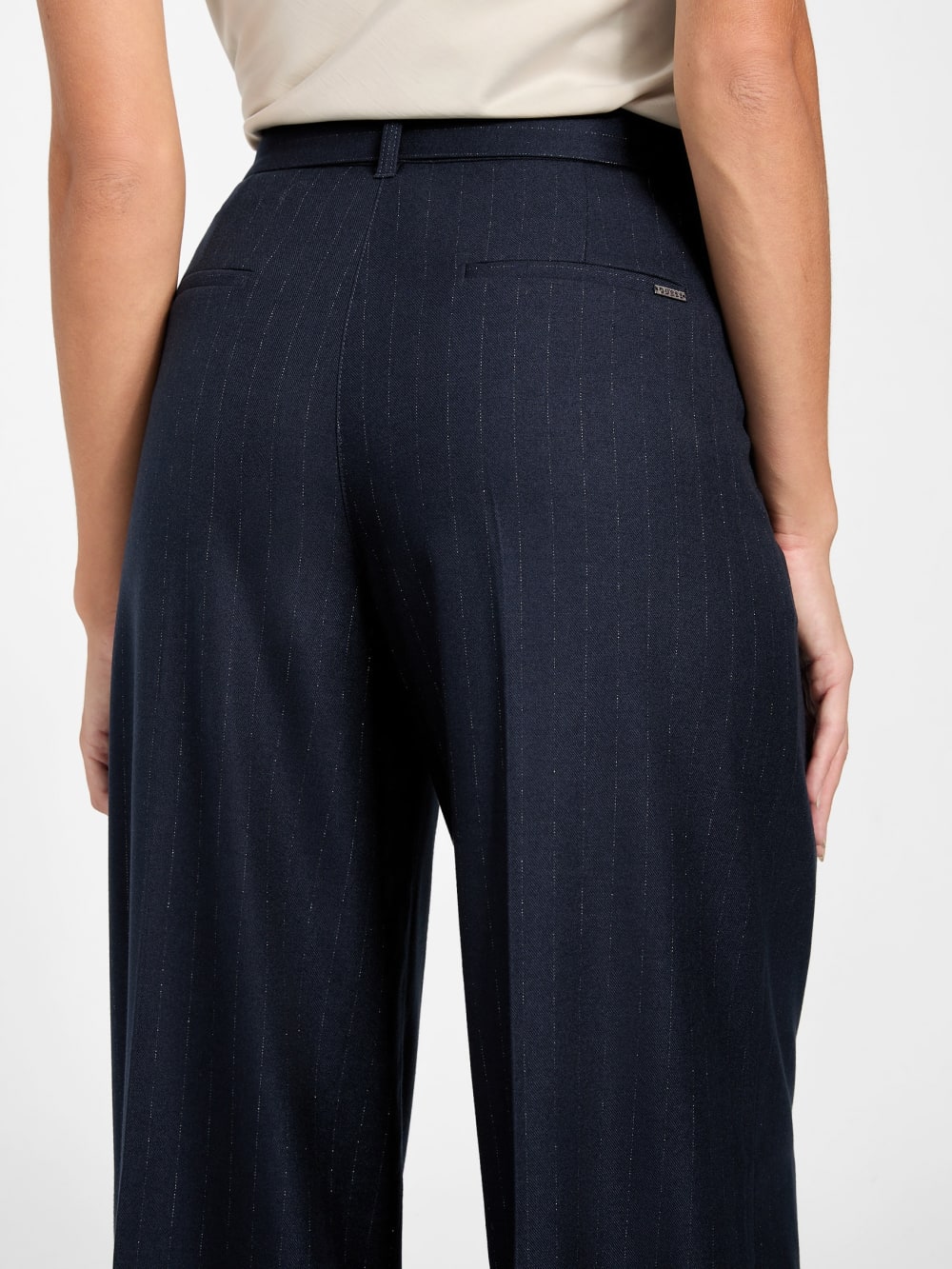 Eco Zanita Pinstripe Relaxed Pants - Image 5