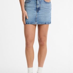 Denim Mini Skirt