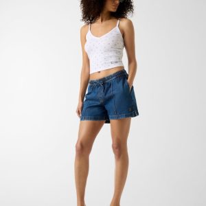Denim shorts