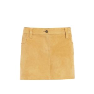 Sueded Mini Skirt