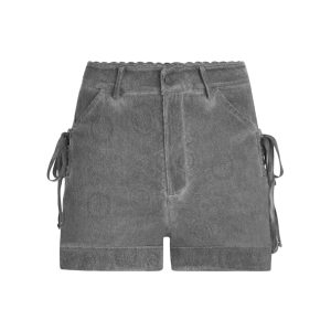 textured shorts