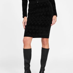 Marciano monogram midi skirt