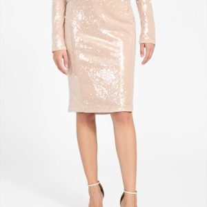 Lavinia Sequin Pencil Skirt