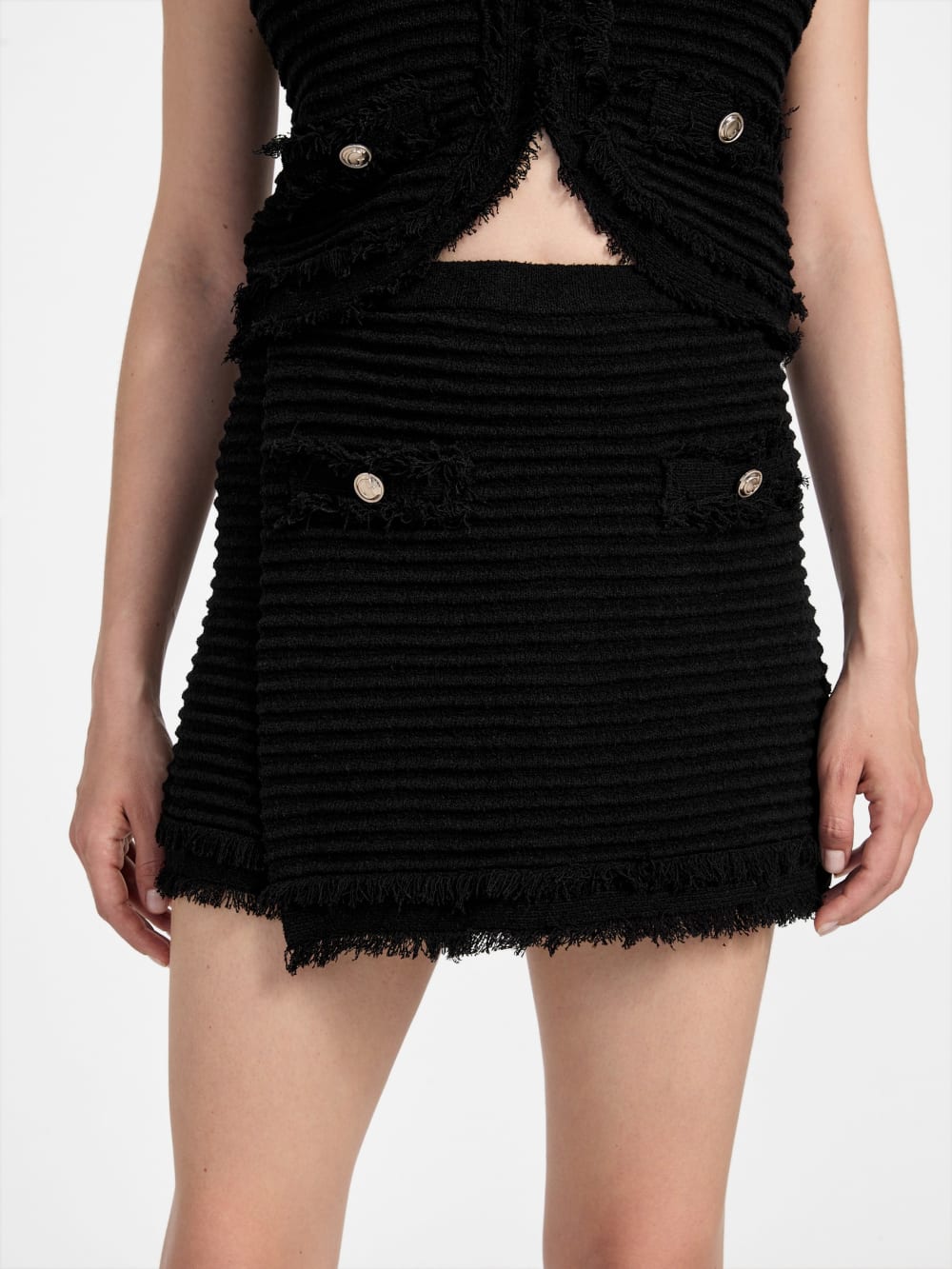 Eco Malina Ottoman Boucl Skort - Image 3