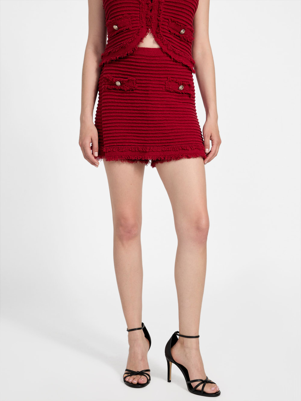 Eco Malina Ottoman Boucl Skort