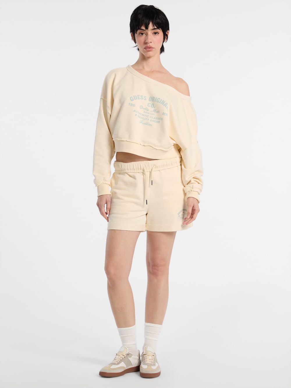 GUESS Originals Eco Distressed Shorts - Image 2