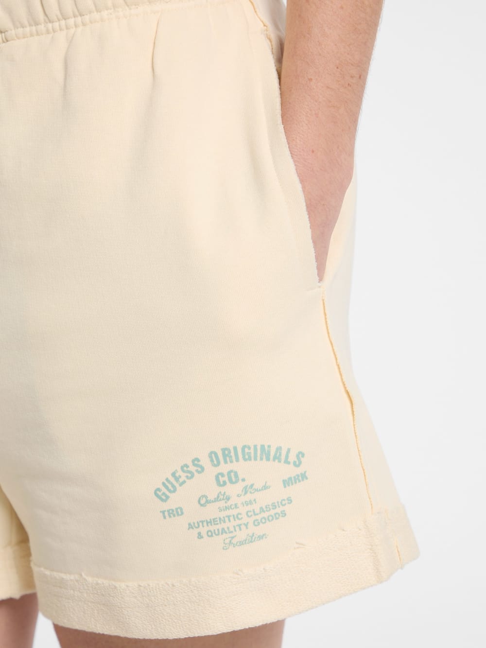 GUESS Originals Eco Distressed Shorts - Image 5