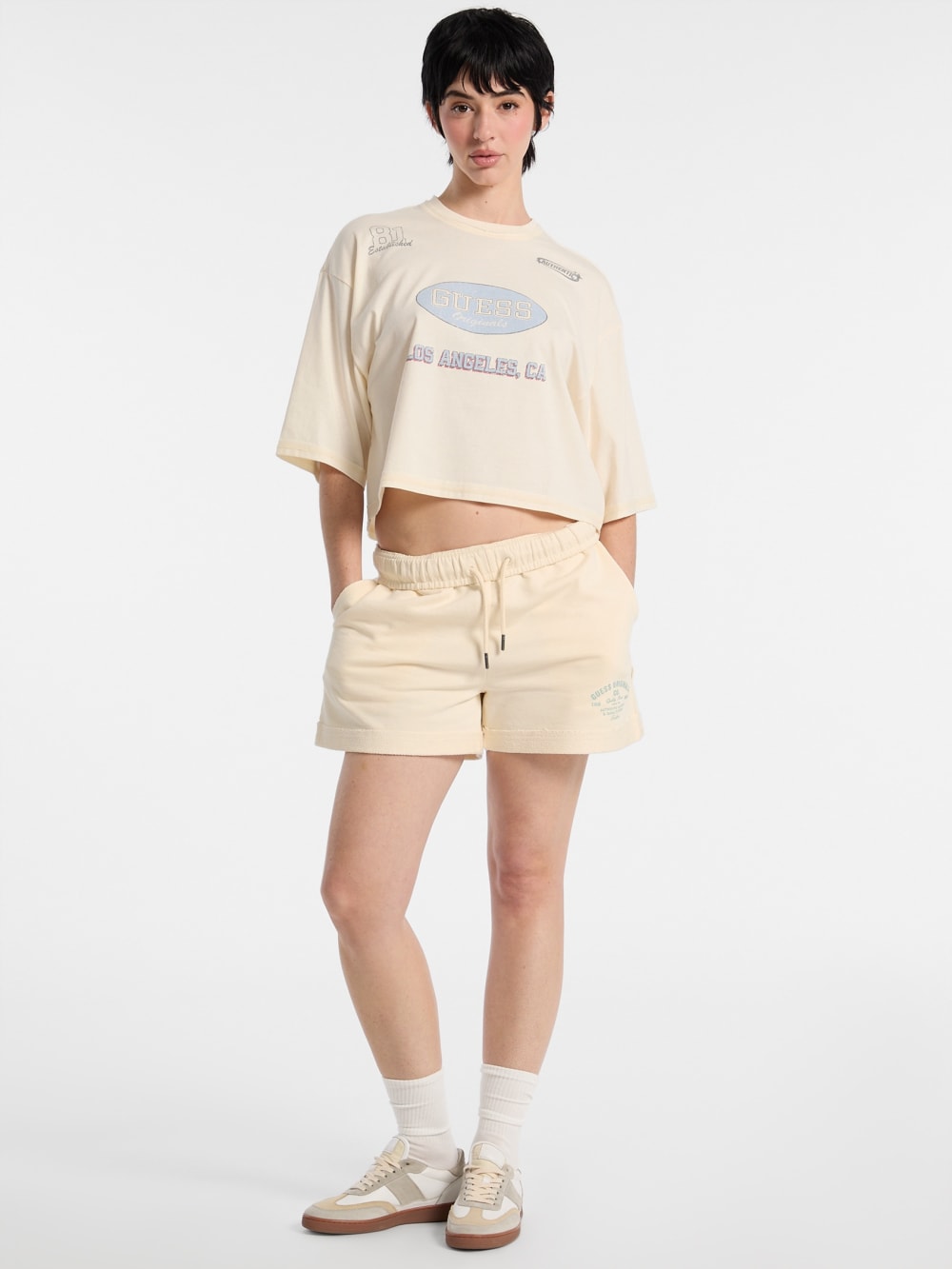 GUESS Originals Eco Distressed Shorts - Image 6