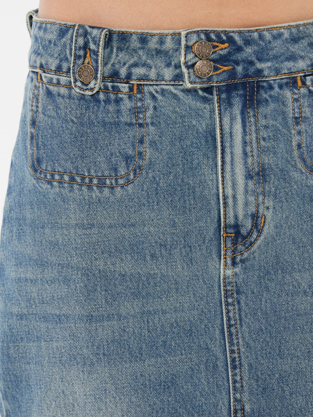 GUESS Originals Denim Midi Skirt - Image 3