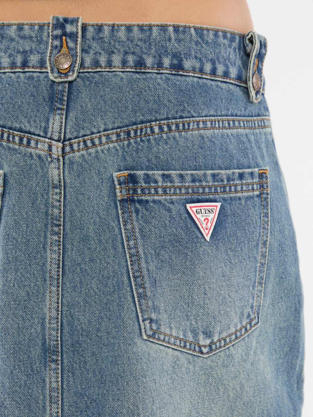 GUESS Originals Denim Midi Skirt - Image 4