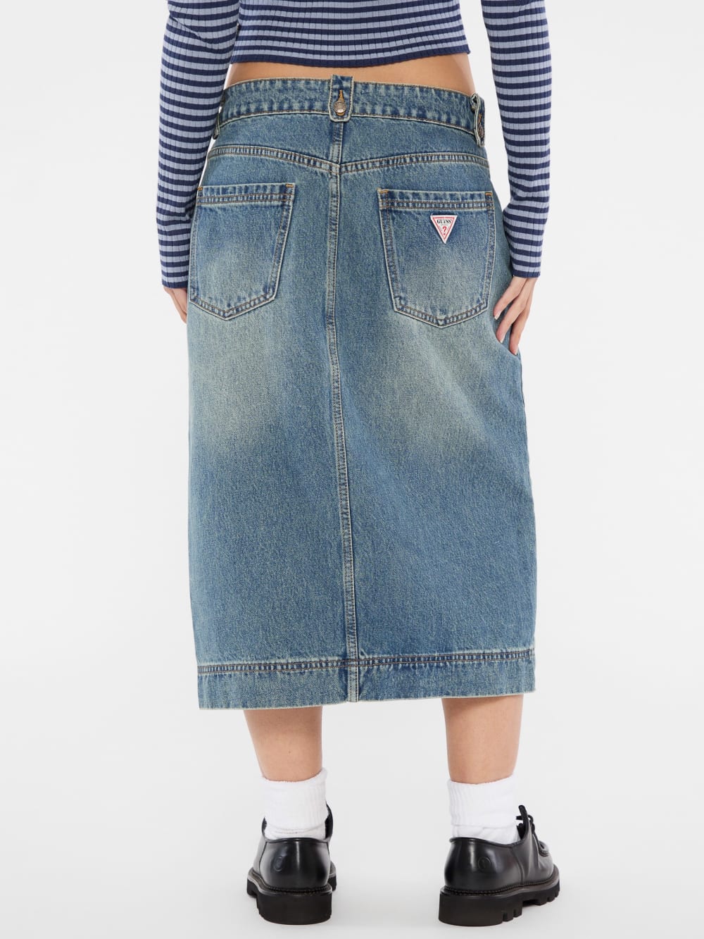 GUESS Originals Denim Midi Skirt - Image 7
