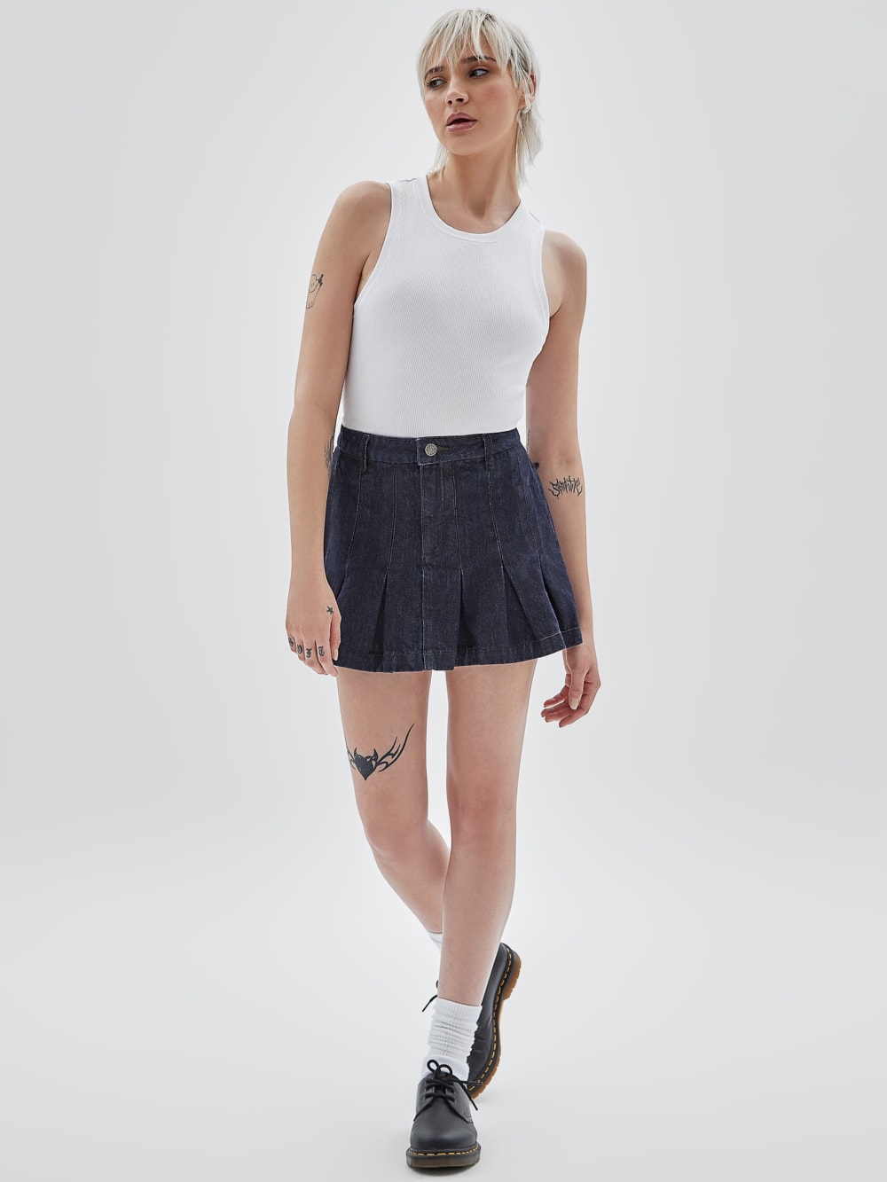 GUESS Originals Denim Tennis Skirt - Image 2