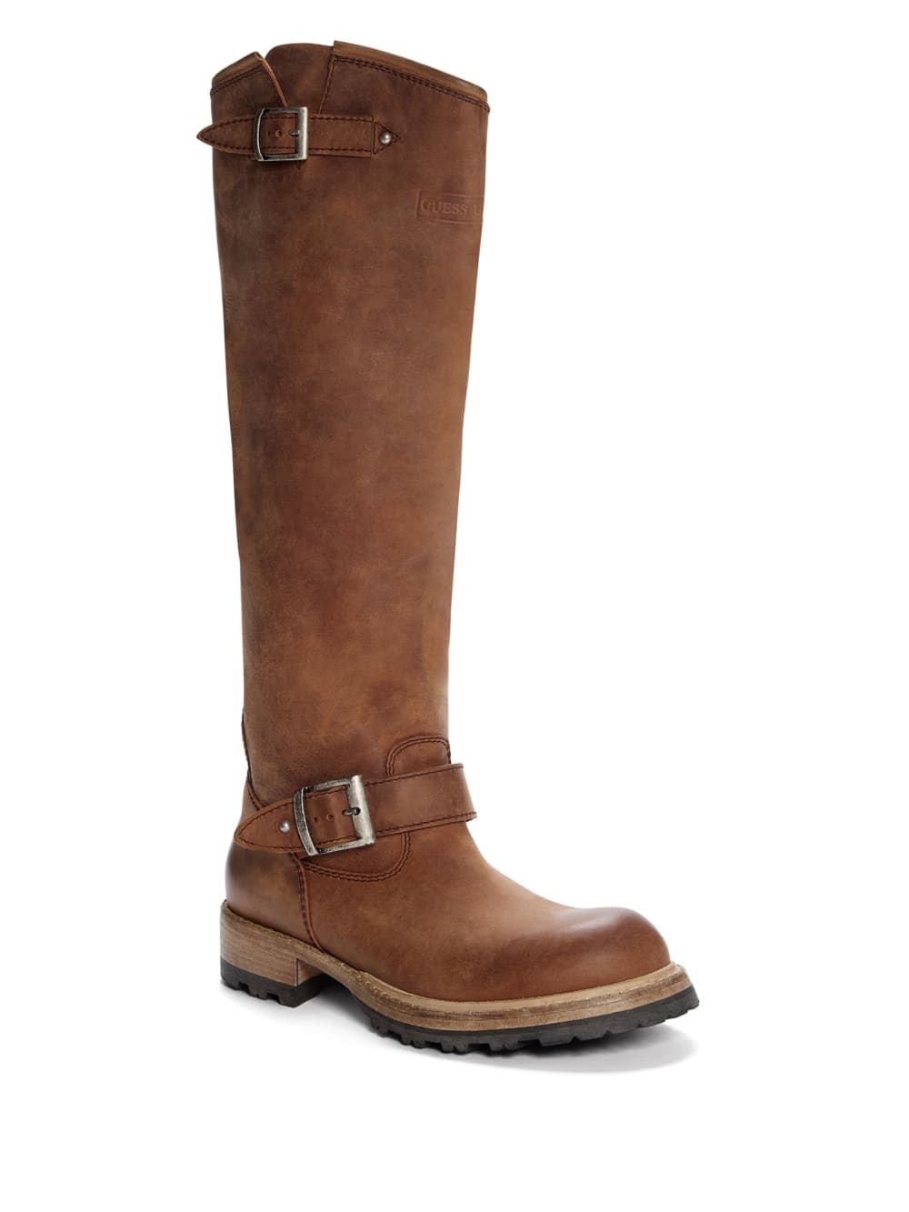 vintage suede biker boots - Image 3
