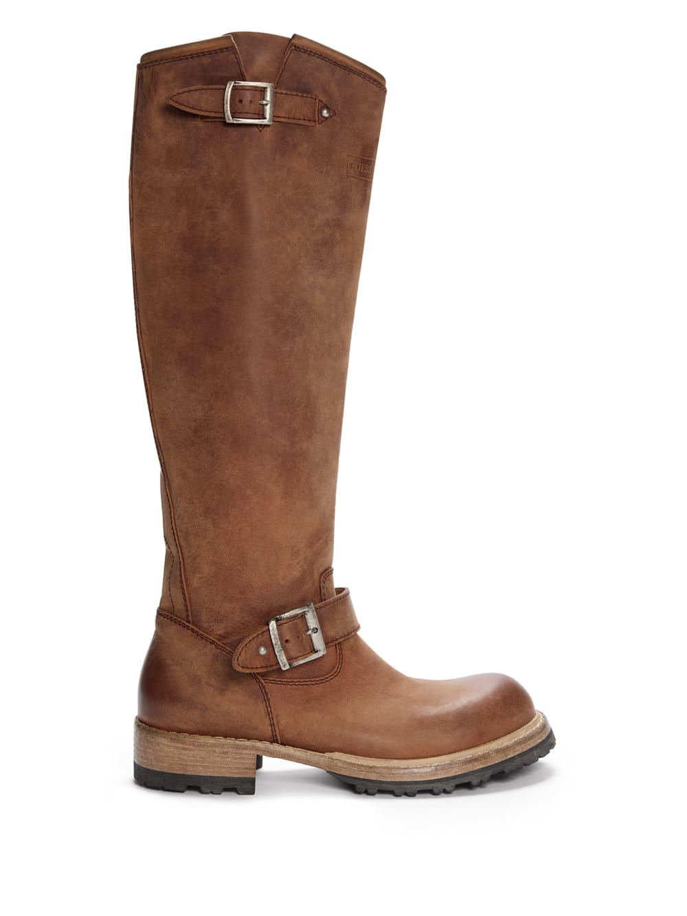 vintage suede biker boots - Image 4