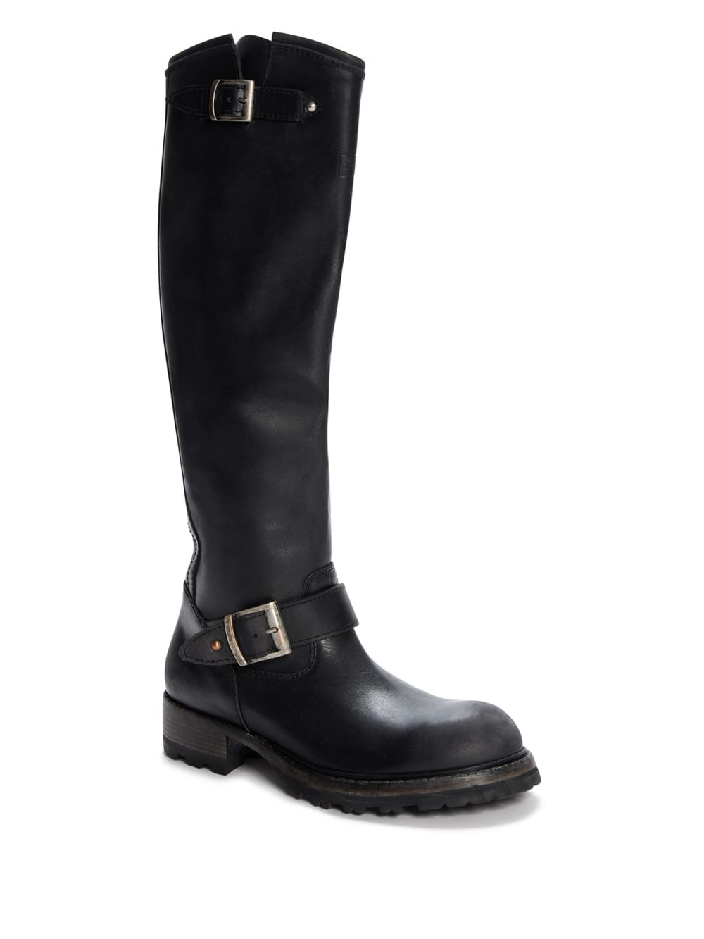 vintage leather biker boots - Image 3