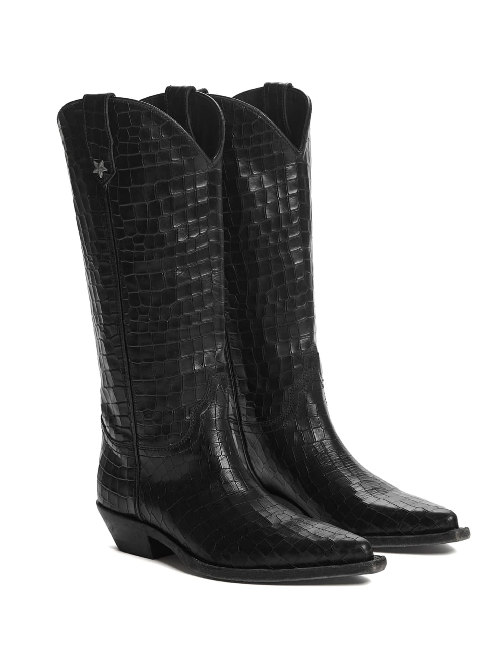 camperos leather cowboy boots