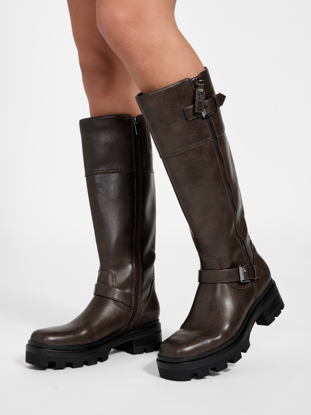 Lynnie Knee-High Lug Boots - Image 2