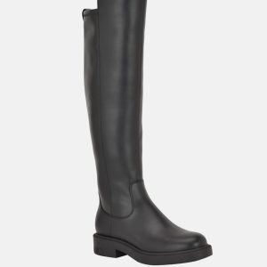 Fyza Knee-High Faux-Leather Boots
