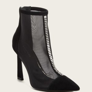 Fearne Embellished Mesh Ankle Bootie