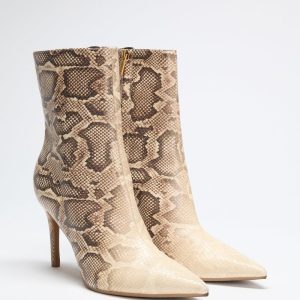 Richly Faux-Leather Booties
