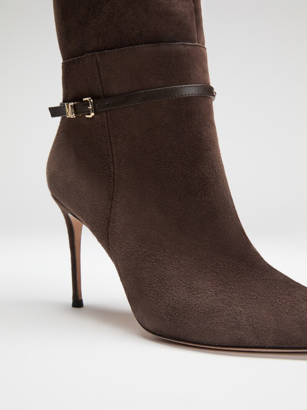 Suede Knee-High Stiletto Boot - Image 6