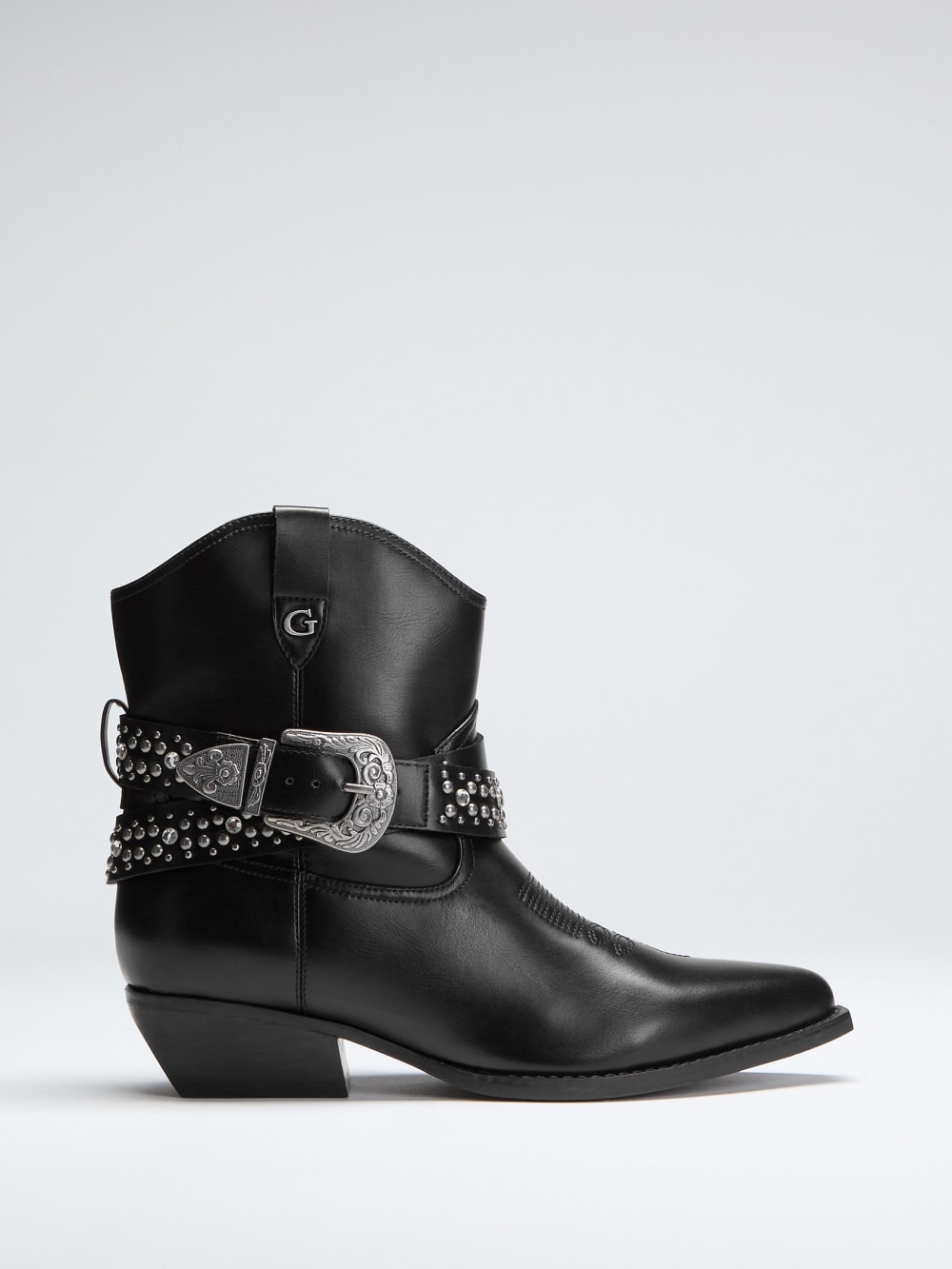 Lansly Studded Buckle Booties - Image 3
