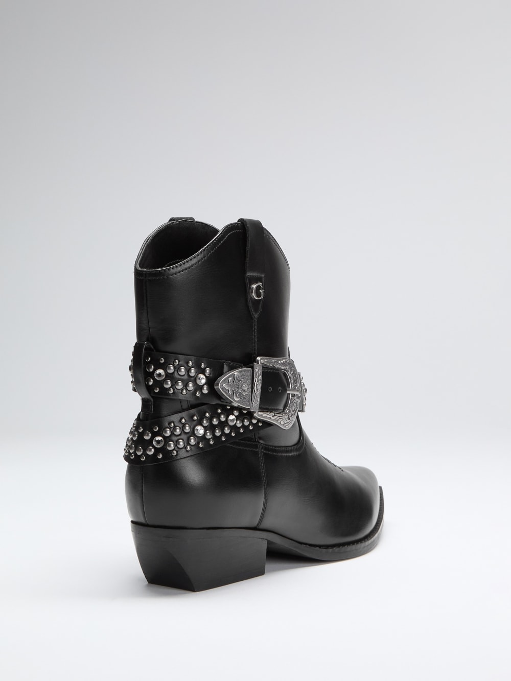 Lansly Studded Buckle Booties - Image 4