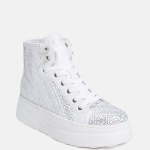 Rhinestone Quattro G High-Top Sneakers