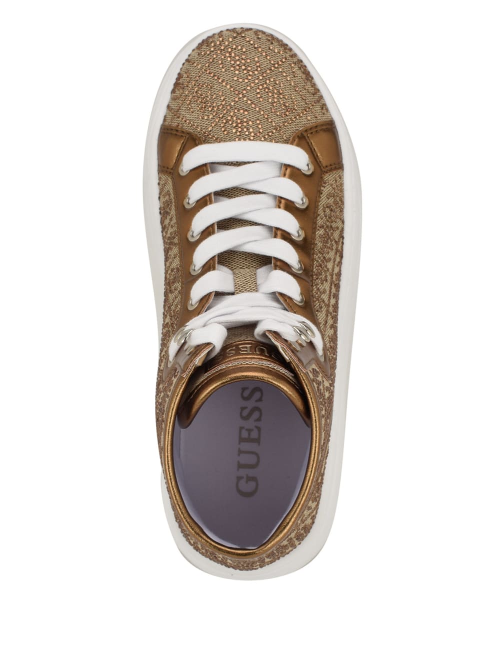 Rhinestone Quattro G High-Top Sneakers - Image 5