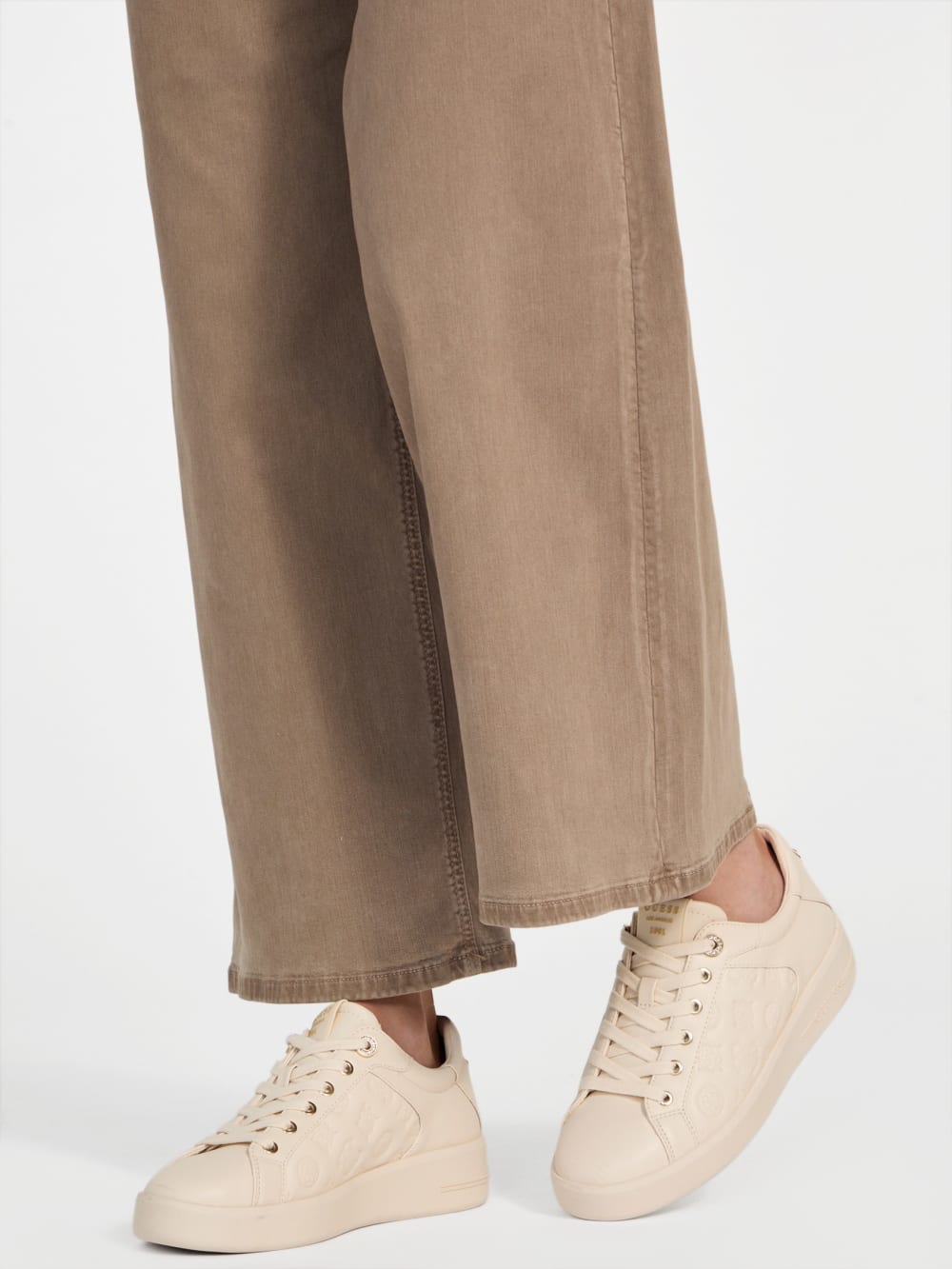 Ronii Debossed Peony Low-Top Sneakers - Image 2