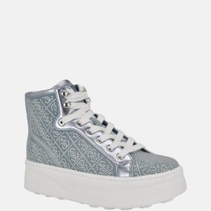 Rhinestone Quattro G High-Top Sneakers