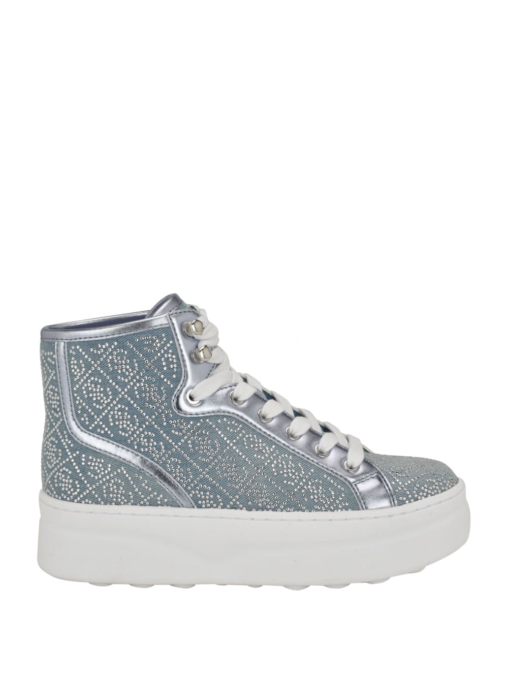 Rhinestone Quattro G High-Top Sneakers - Image 3