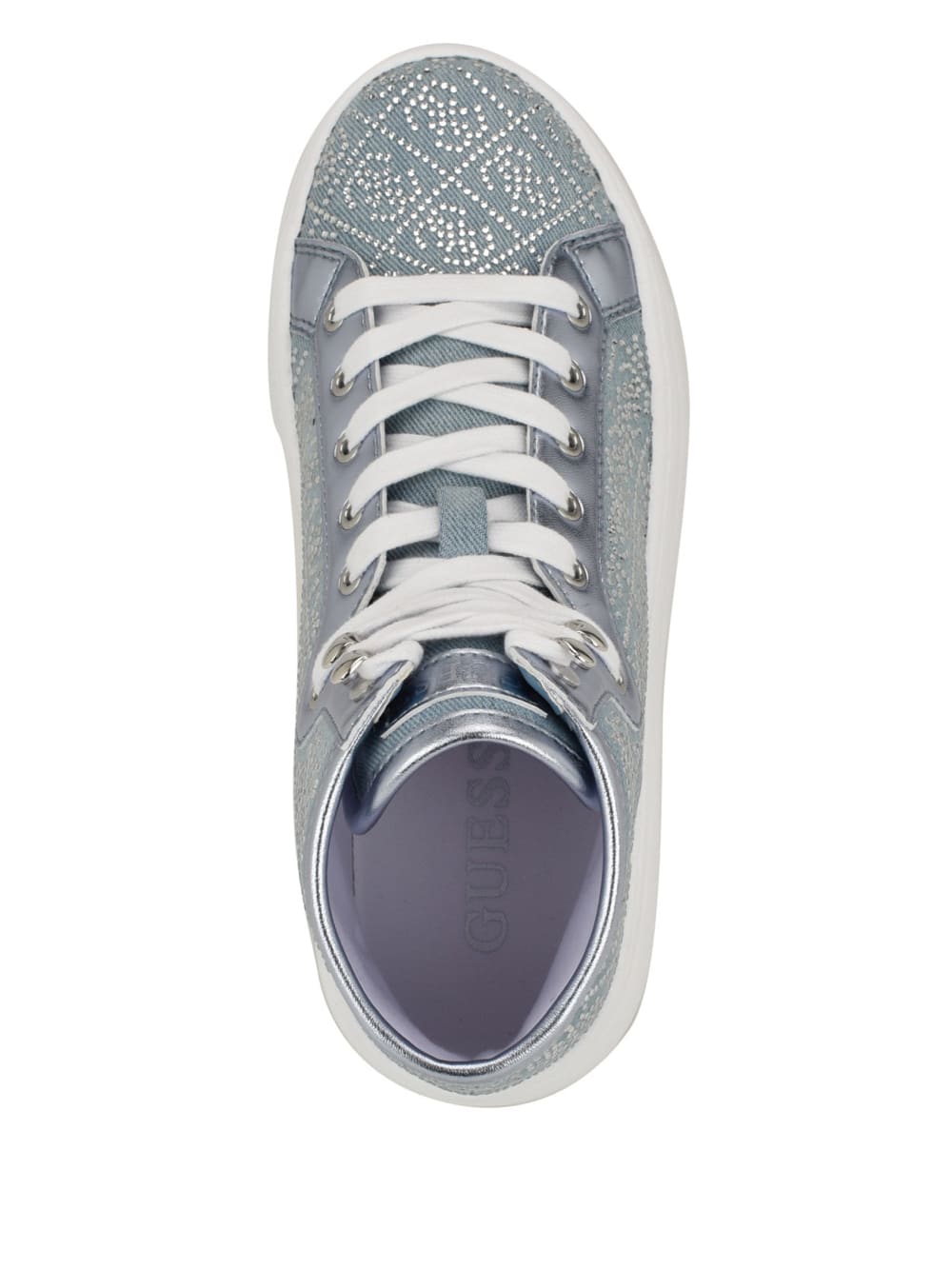 Rhinestone Quattro G High-Top Sneakers - Image 5