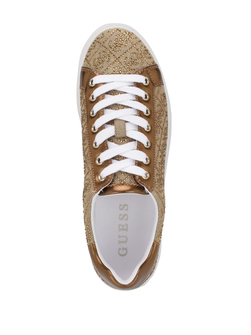 Gelsen Rhinestone Logo Low-Top Sneakers - Image 4