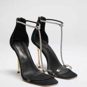 Olivia T-Strap Rhinestone Stiletto