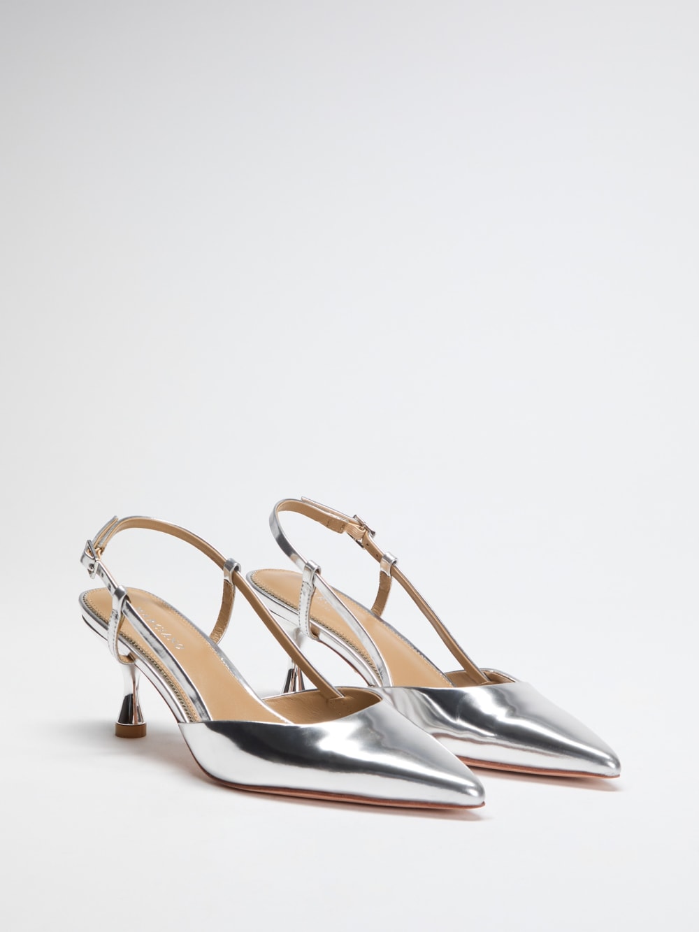 Jen Metallic Kitten Heels