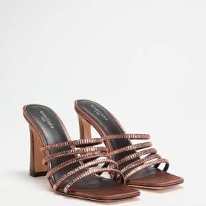 Baguette Rhinestone Mule