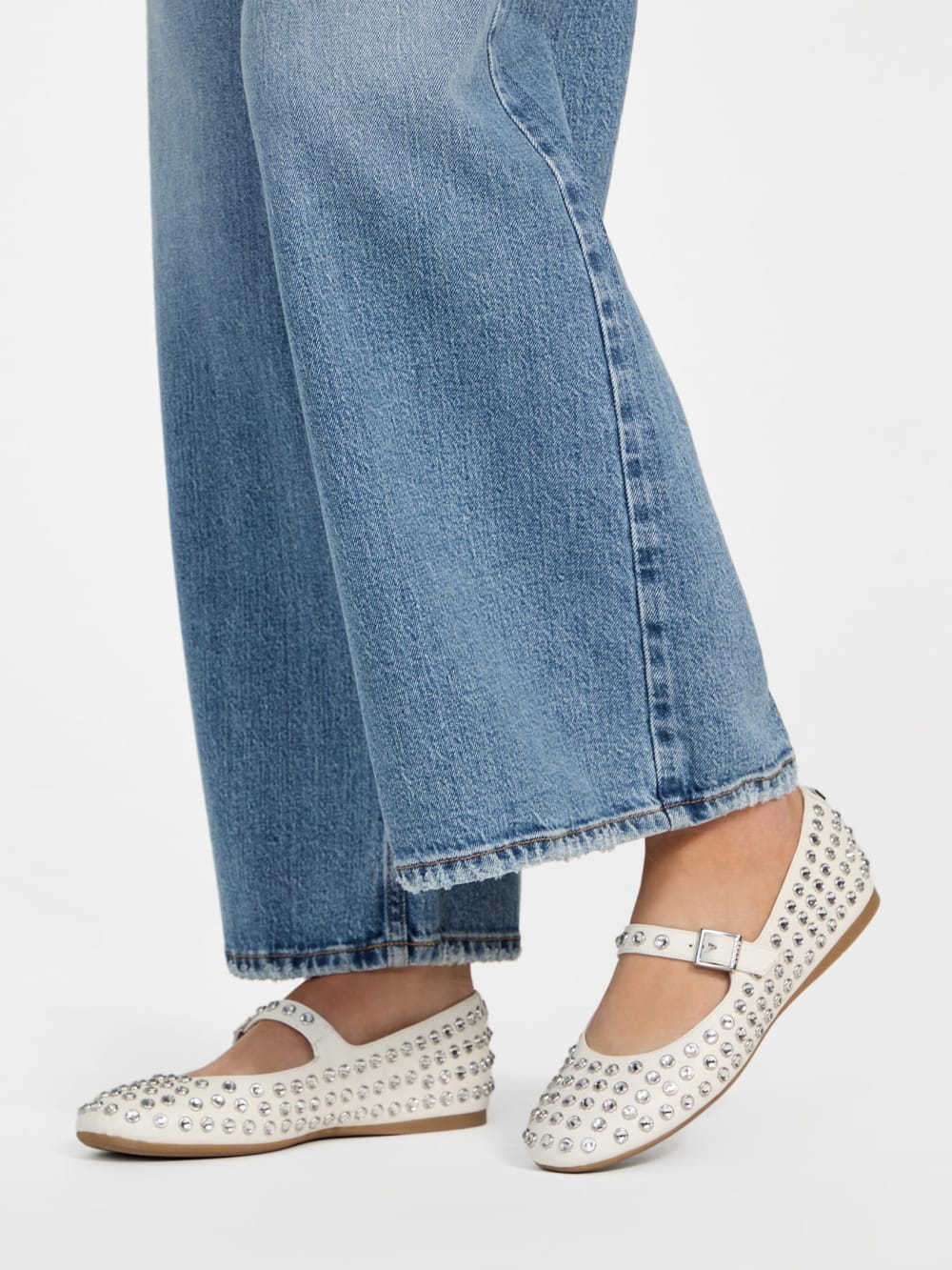 Kalidal Rhinestone Ballet Flats - Image 2