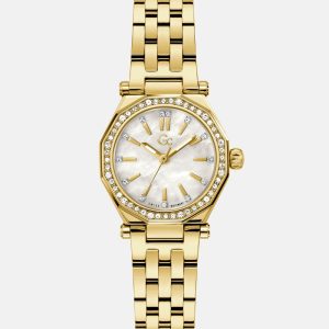 Gc Gold-Tone Petite Analog Watch