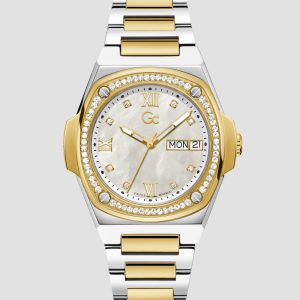 Gc Gold and Silver-Tone Analog Watch