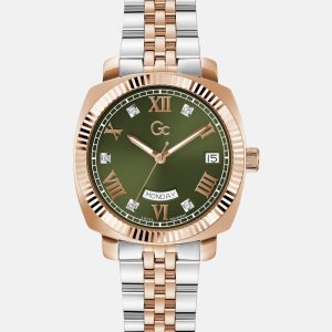 Gc Two-Tone Analog Watch