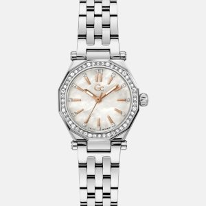 Gc Silver-Tone Analog Watch