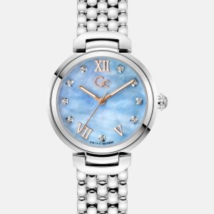 Gc Silver-Tone Analog Watch