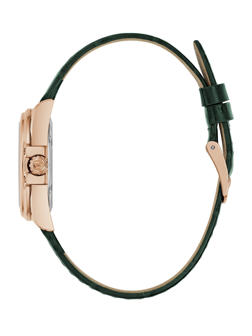 Gc Rose Gold-Tone Leather Watch - Image 2