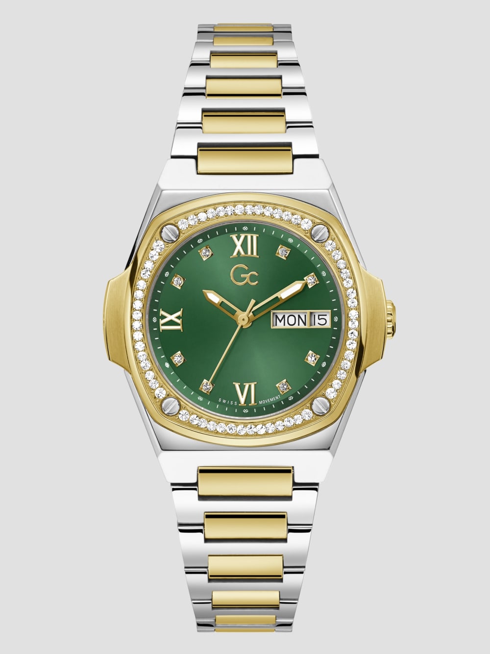 Two-Tone Analog Watch