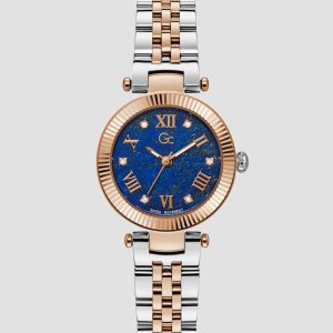 Gc Lapis Lazuli Gemstone Analog Watch