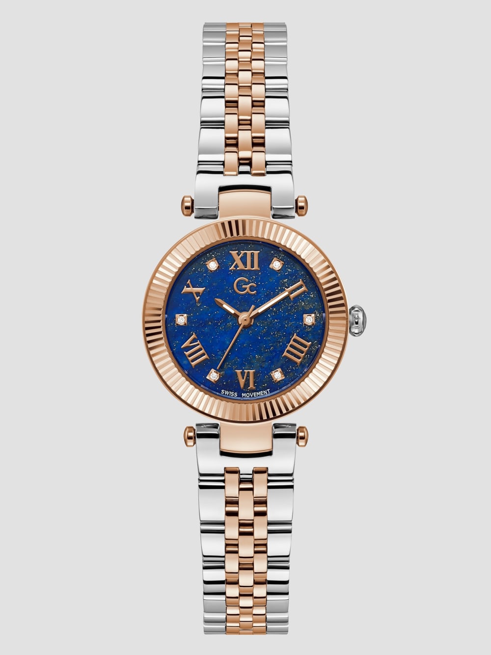Gc Lapis Lazuli Gemstone Analog Watch
