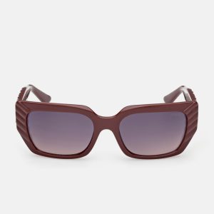 Leigh-Anne Rectangular Plastic Sunglasses